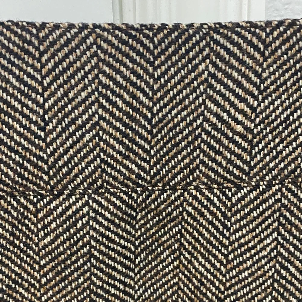 Baby Phat Elegant‎ Brown Herringbone Skirt